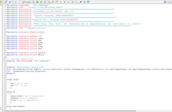 SS2 KOMBINER MT4 INDICATOR SOURCE CODE